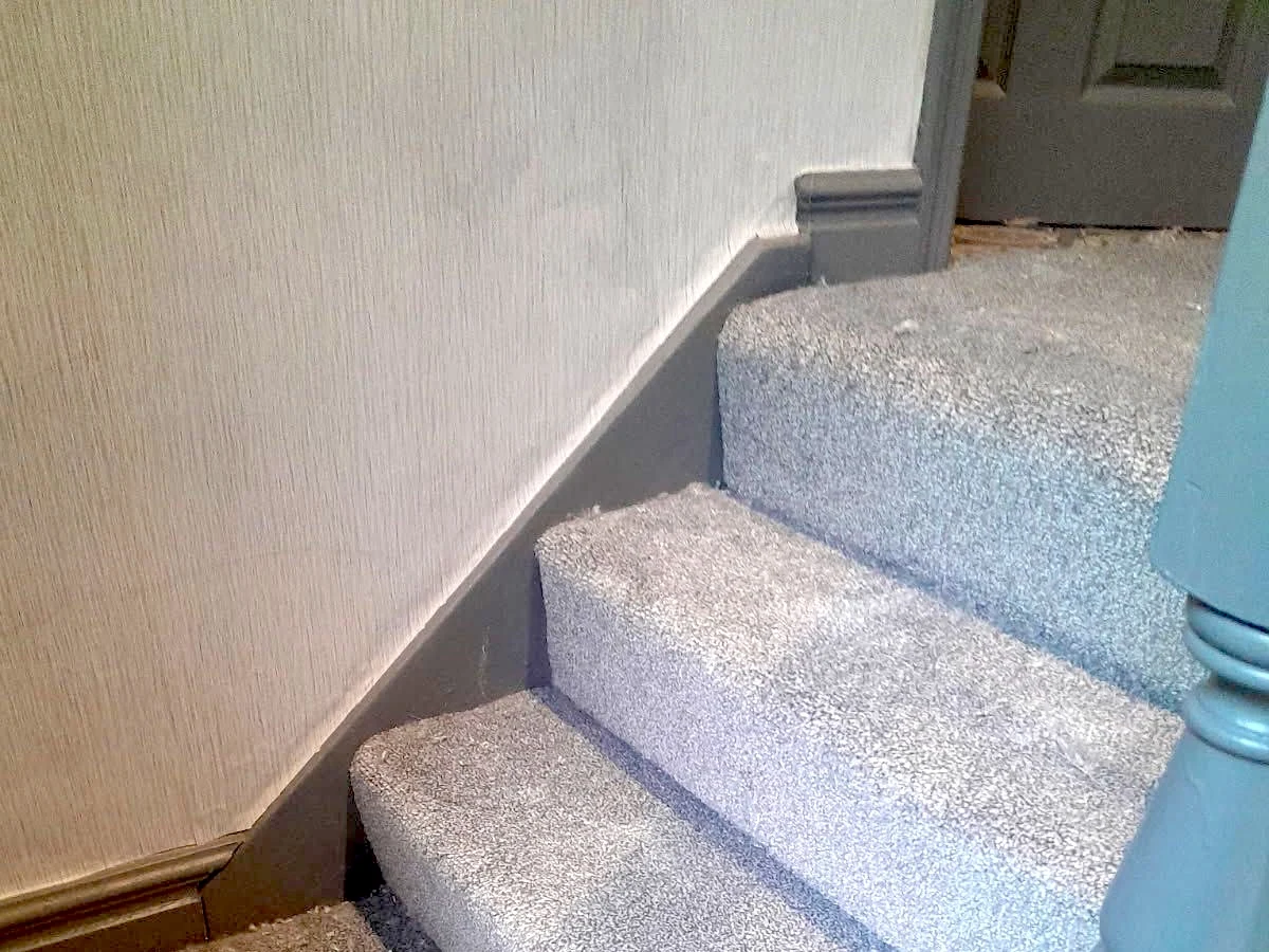 staircase carpet runner grey fitted tynemouth newcastle foxglove flooring